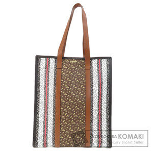 Burberry Logo Stripe Tote Bag